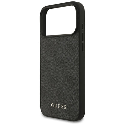 Cover til Apple iPhone 18 Pro / 17 Pro, Guess, 4G Classic Logo, Sort