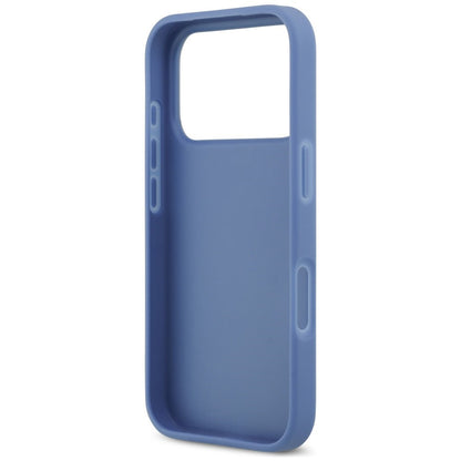 Cover til Apple iPhone 18 Pro / 17 Pro, Guess, 4G Double Card Triangle, blå