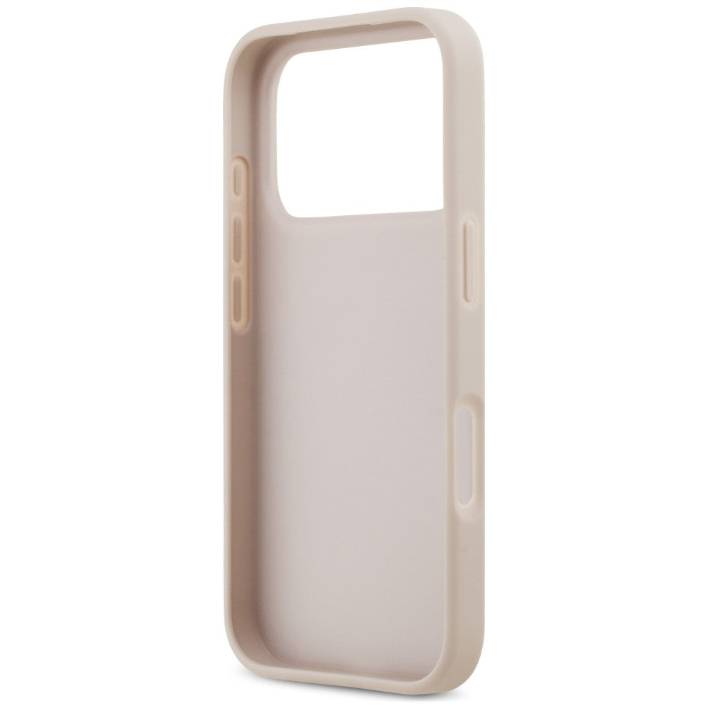 Etui til Apple iPhone 18 Pro / 17 Pro, Guess, 4G Double Card Triangle, pink
