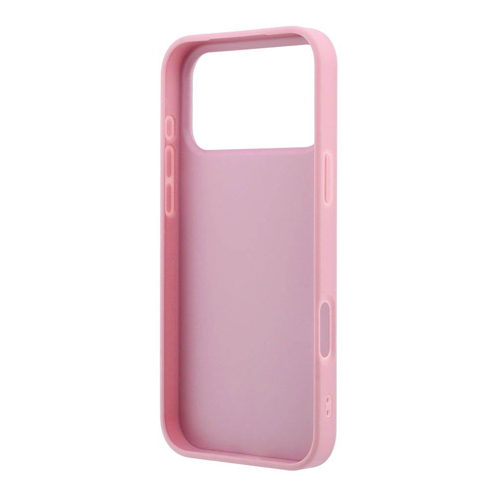 Cover til Apple iPhone 18 Pro / 17 Pro, Guess, Fixed Glitter Big 4G, Pink