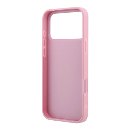 Cover til Apple iPhone 18 Pro / 17 Pro, Guess, Fixed Glitter Big 4G, Pink