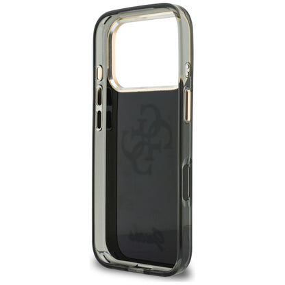 Cover til Apple iPhone 18 Pro / 17 Pro, Guess, IML 4G Metal Script, Sort