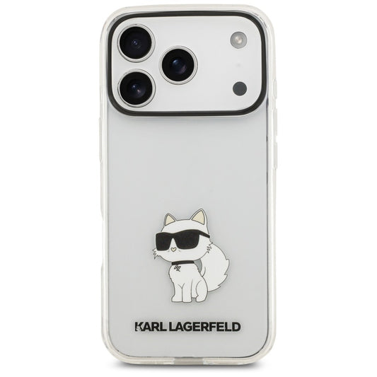 Cover til Apple iPhone 18 Pro / 17 Pro, Karl Lagerfeld, IML Choupette NFT, transparent