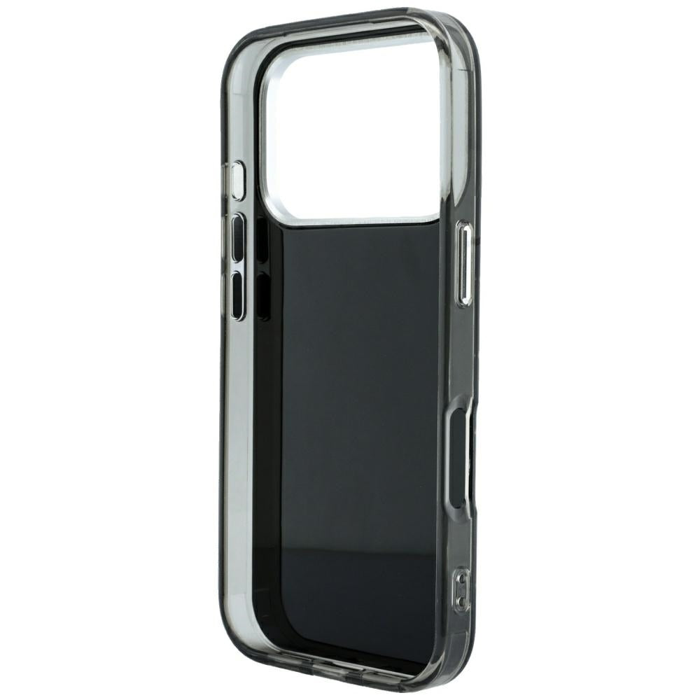 Cover til Apple iPhone 18 Pro / 17 Pro, Karl Lagerfeld, IML Rhinestones og Elektropletteret Logo, Sort
