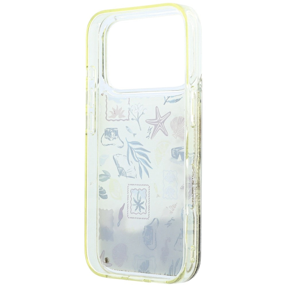 Cover til Apple iPhone 18 Pro / 17 Pro, Karl Lagerfeld, Liquid Glitter Beach and Sand, Beige