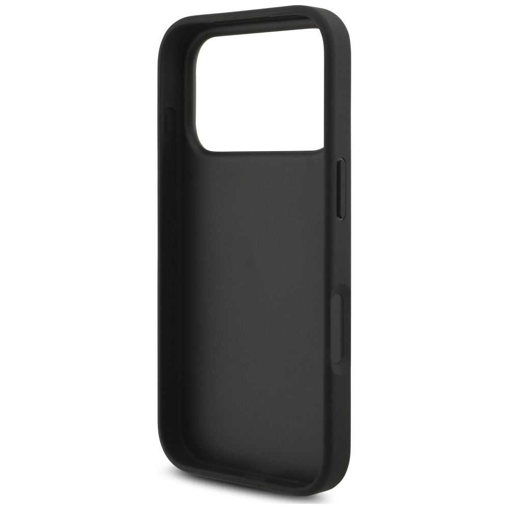 Etui til Apple iPhone 18 Pro / 17 Pro, Karl Lagerfeld, Saffiano Mono Patch Choupette, sort