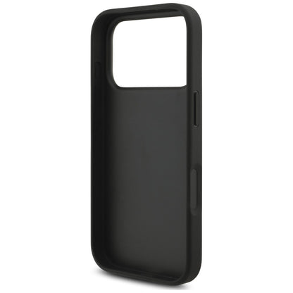 Etui til Apple iPhone 18 Pro / 17 Pro, Karl Lagerfeld, Saffiano Mono Patch Choupette, sort