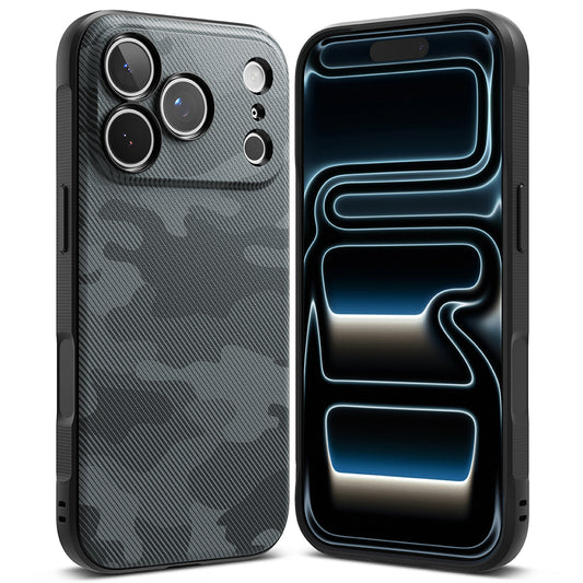 Cover til Apple iPhone 18 Pro / 17 Pro, Ringke, Onyx, Camouflage