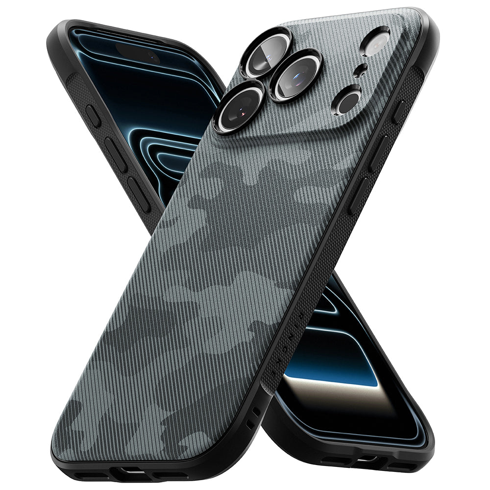 Cover til Apple iPhone 18 Pro / 17 Pro, Ringke, Onyx, Camouflage
