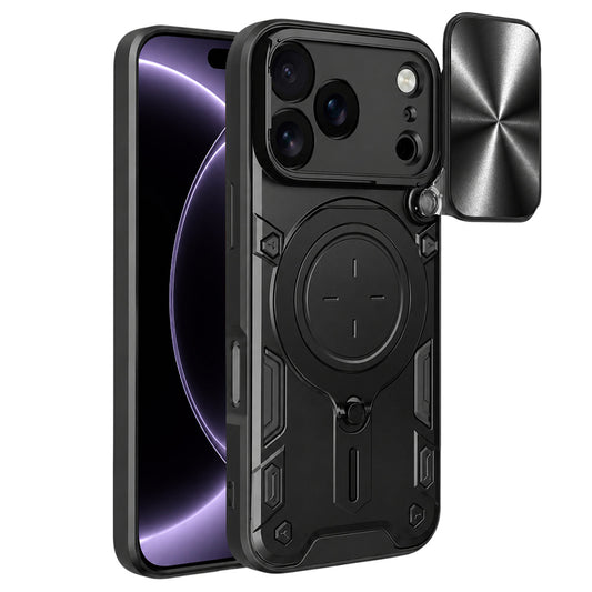 Cover til Apple iPhone 18 Pro / 17 Pro, Techsuit, CamGuard Pro, Sort