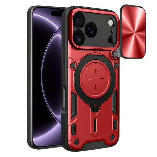 Cover til Apple iPhone 18 Pro / 17 Pro, Techsuit, CamGuard Pro, Rød