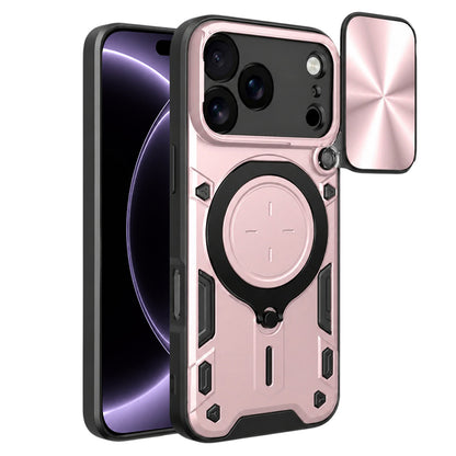 Cover til Apple iPhone 18 Pro / 17 Pro, Techsuit, CamGuard Pro, Lyserød Guld