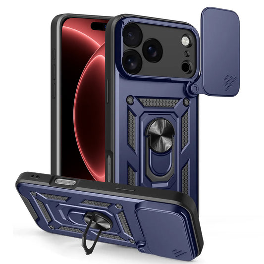 Cover til Apple iPhone 18 Pro / 17 Pro, Techsuit, CamShield, Blå