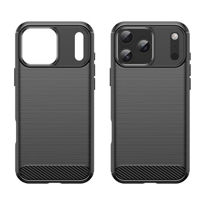 Cover til Apple iPhone 18 Pro / 17 Pro, Techsuit, Carbon, Sort