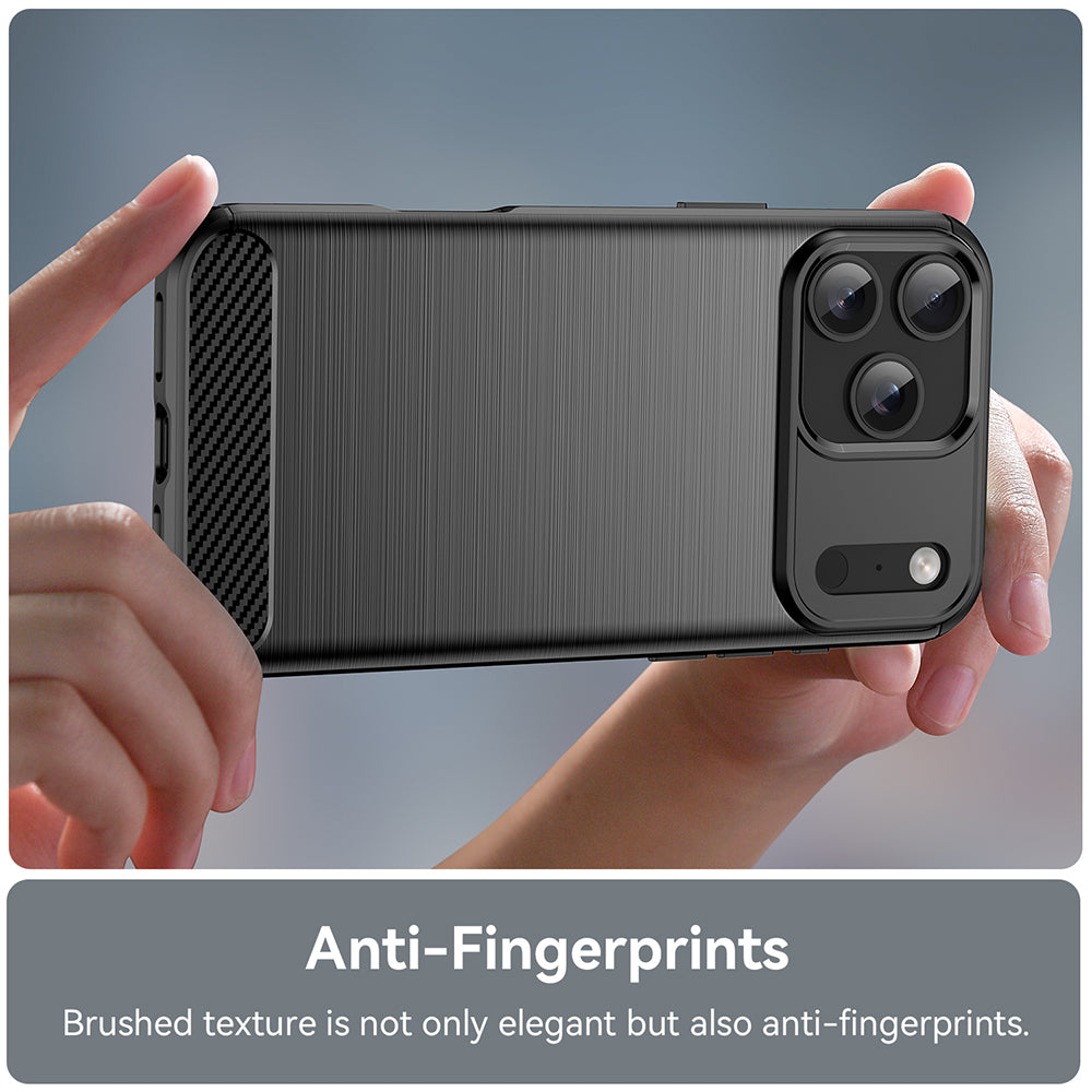 Cover til Apple iPhone 18 Pro / 17 Pro, Techsuit, Carbon, Sort