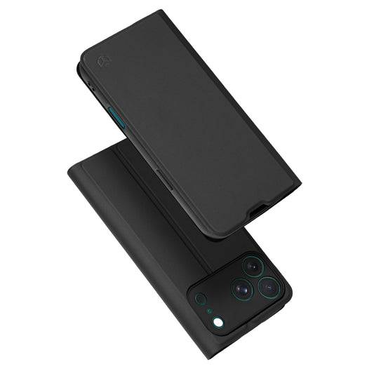 Cover til Apple iPhone 18 Pro / 17 Pro, Techsuit, Magskin Book, Sort