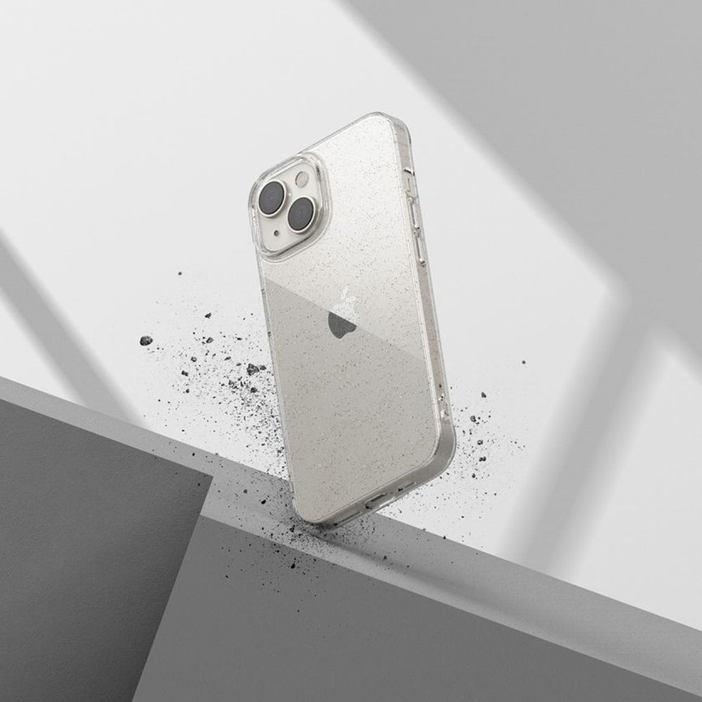 Cover til Apple iPhone 18 Pro / 17 Pro, Techsuit, SparkleSkin, Transparent
