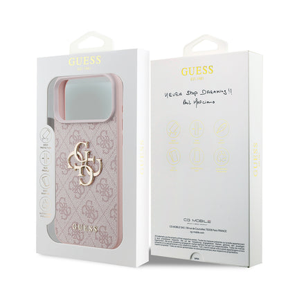 Cover til Apple iPhone 18 Pro Max / 17 Pro Max, Guess, 4G Big Logo, Pink