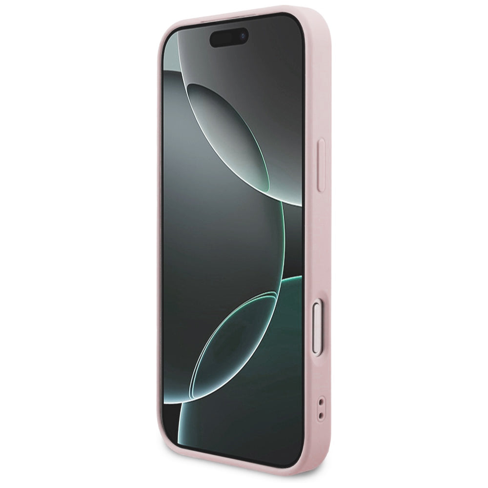 Cover til Apple iPhone 18 Pro Max / 17 Pro Max, Guess, 4G Classic Logo, Pink