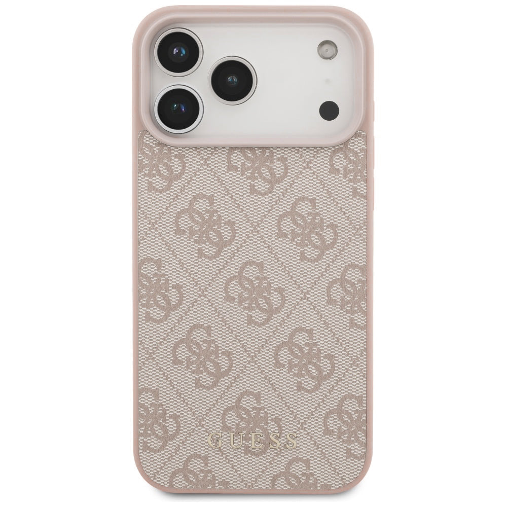 Cover til Apple iPhone 18 Pro Max / 17 Pro Max, Guess, 4G Classic Logo, Pink