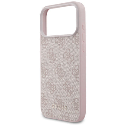 Cover til Apple iPhone 18 Pro Max / 17 Pro Max, Guess, 4G Classic Logo, Pink