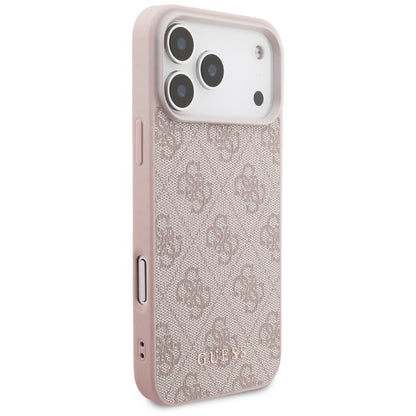 Cover til Apple iPhone 18 Pro Max / 17 Pro Max, Guess, 4G Classic Logo, Pink