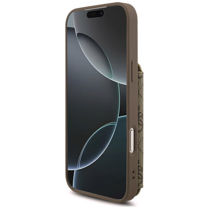 Etui til Apple iPhone 18 Pro Max / 17 Pro Max, Guess, 4G Crossbody Cardslot, brun