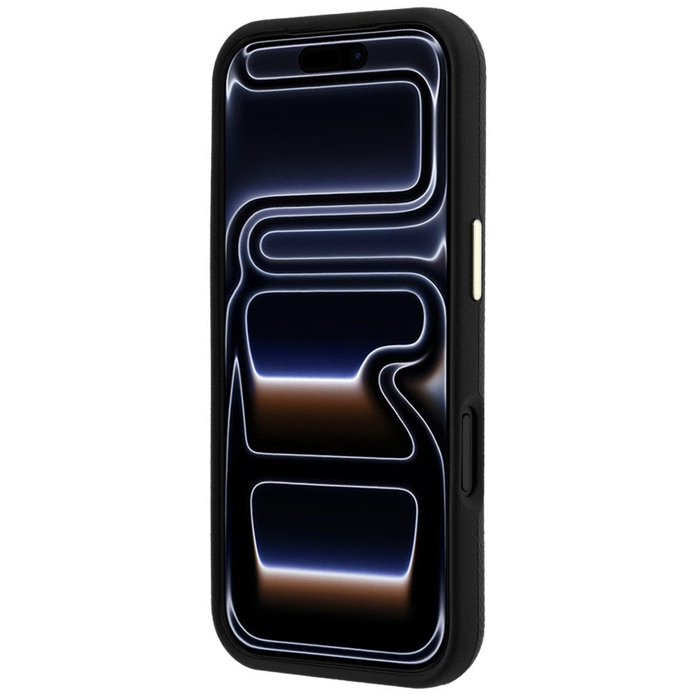 Cover til Apple iPhone 18 Pro Max / 17 Pro Max, Guess, Grained Big Resin Logo, Sort