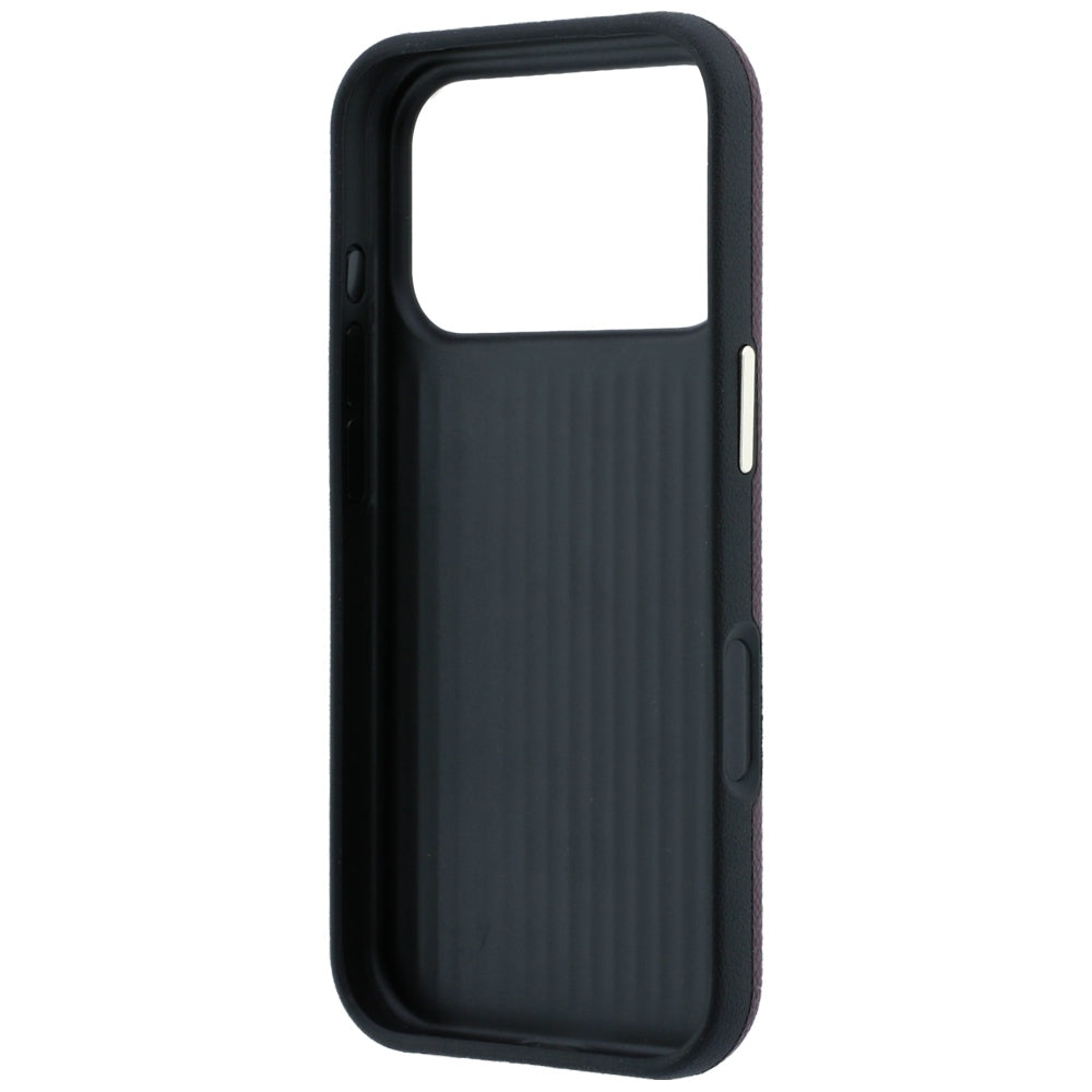 Cover til Apple iPhone 18 Pro Max / 17 Pro Max, Guess, Kornet stort harpikslogo, Vinrød