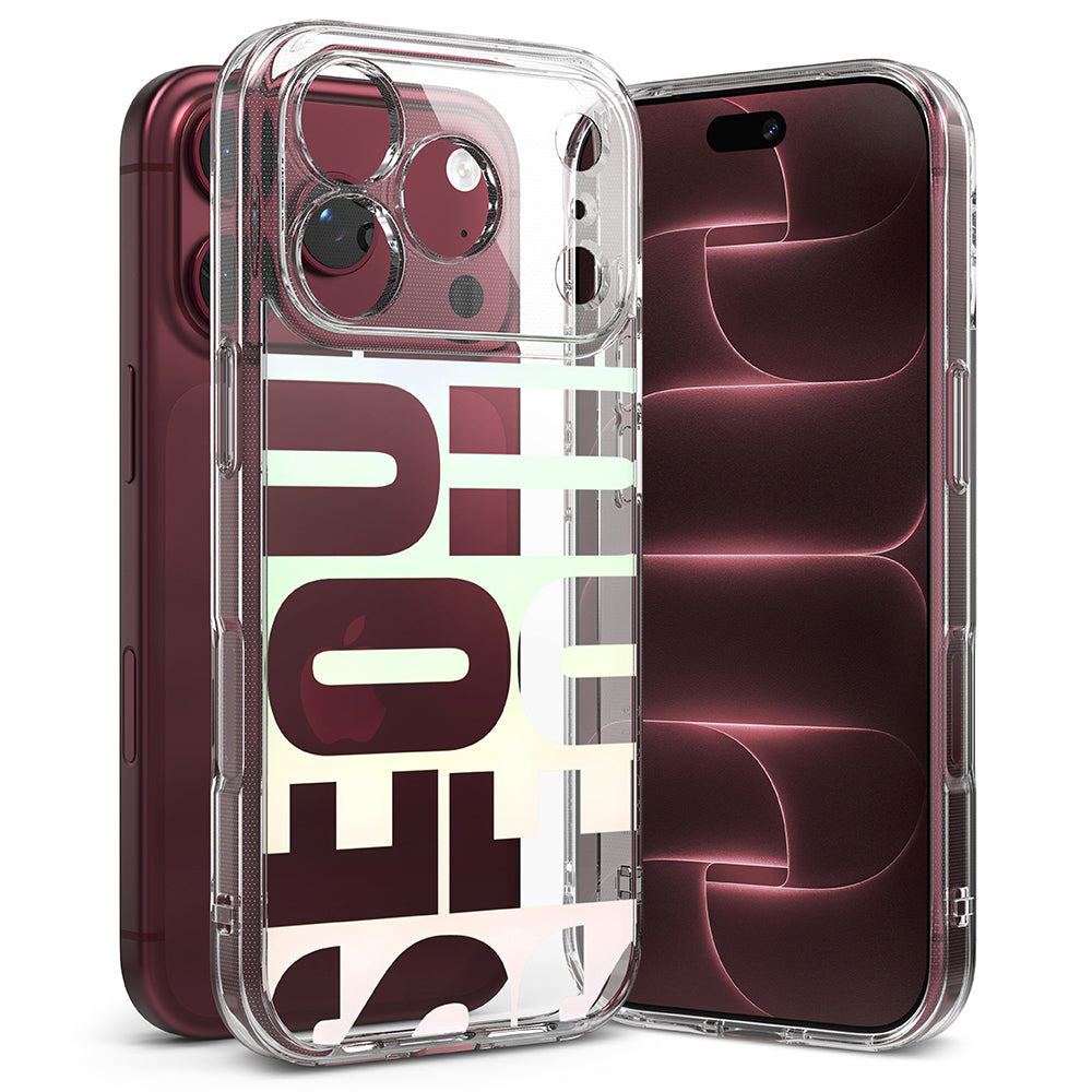 Cover til Apple iPhone 18 Pro Max / 17 Pro Max, Ringke, Fusion Seoul, Vinrød