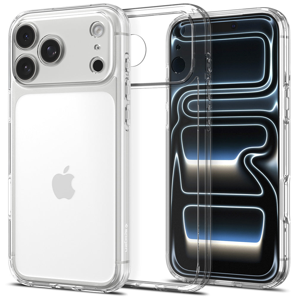 Cover til Apple iPhone 18 Pro Max / 17 Pro Max, Spigen, Ultra Hybrid, Transparent ACS12116