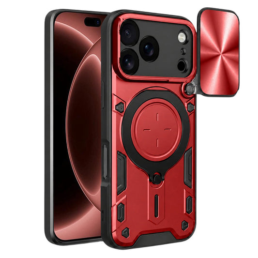 Cover til Apple iPhone 18 Pro Max / 17 Pro Max, Techsuit, CamGuard Pro, Rød