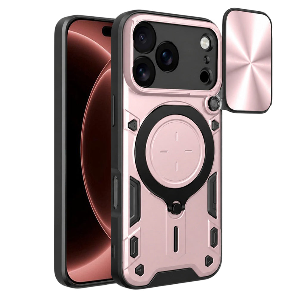 Cover til Apple iPhone 18 Pro Max / 17 Pro Max, Techsuit, CamGuard Pro, Lyserød Guld