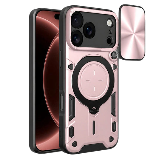 Cover til Apple iPhone 18 Pro Max / 17 Pro Max, Techsuit, CamGuard Pro, Lyserød Guld