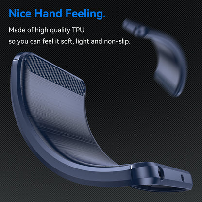 Cover til Apple iPhone 18 Pro Max / 17 Pro Max, Techsuit, Carbon, Blå