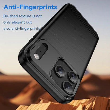 Cover til Apple iPhone 18 Pro Max / 17 Pro Max, Techsuit, Carbon, Sort