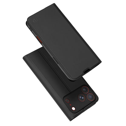 Cover til Apple iPhone 18 Pro Max / 17 Pro Max, Techsuit, Magskin Book, Sort