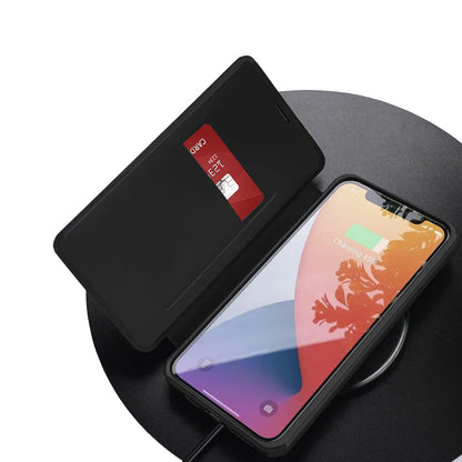 Cover til Apple iPhone 18 Pro Max / 17 Pro Max, Techsuit, Magskin Book, Sort