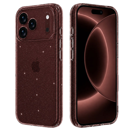 Cover til Apple iPhone 18 Pro Max / 17 Pro Max, Techsuit, SparkleSkin, Transparent