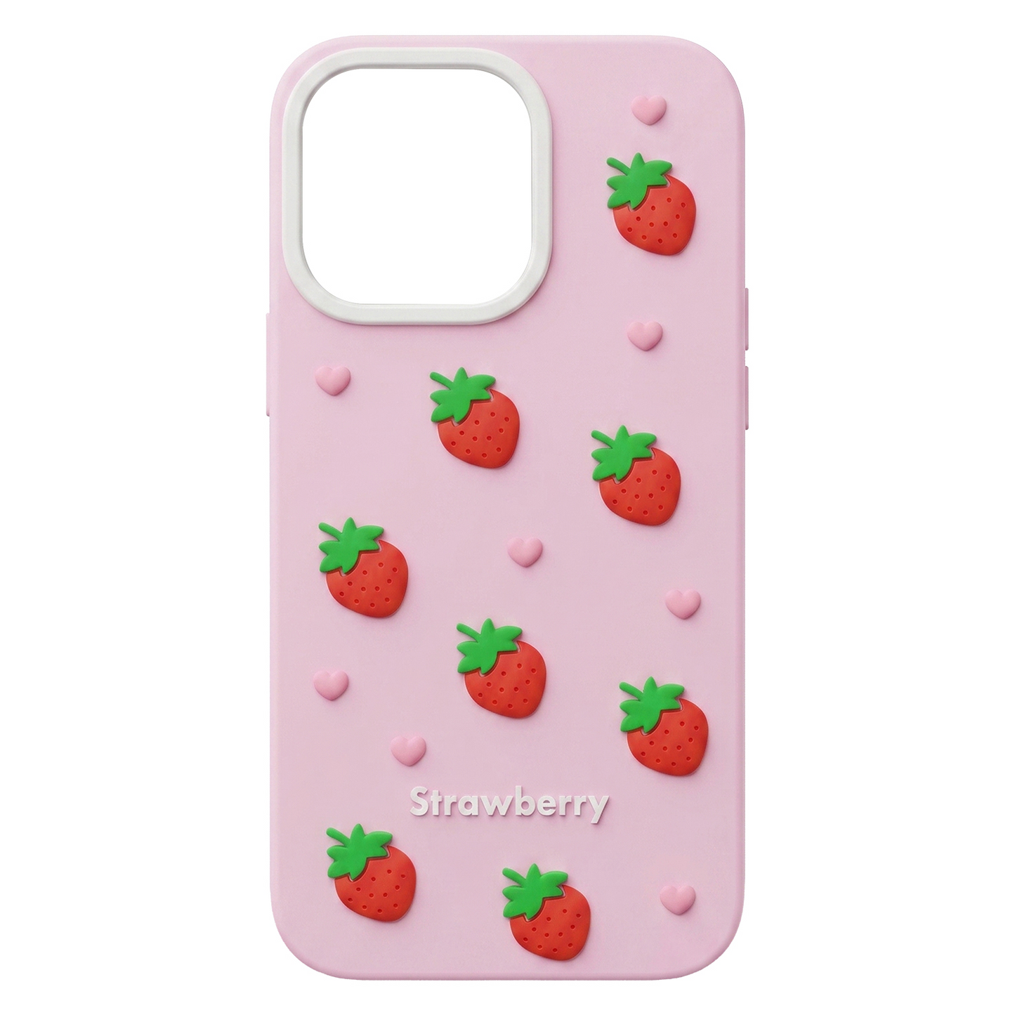 Cover til Apple iPhone 17 Pro, OEM, Jordbær, Pink