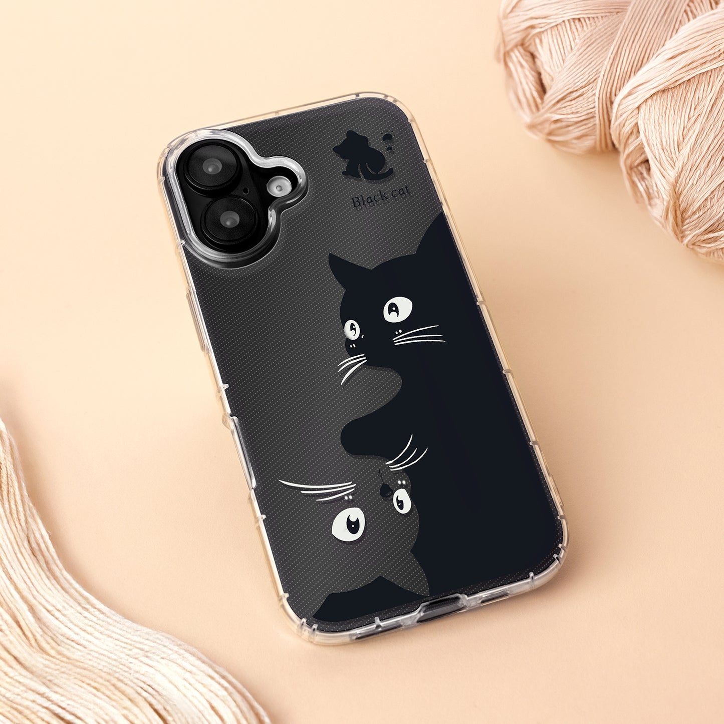 Etui til Apple iPhone 17 Pro Max, OEM, Ultra Trendy Cat, Sort