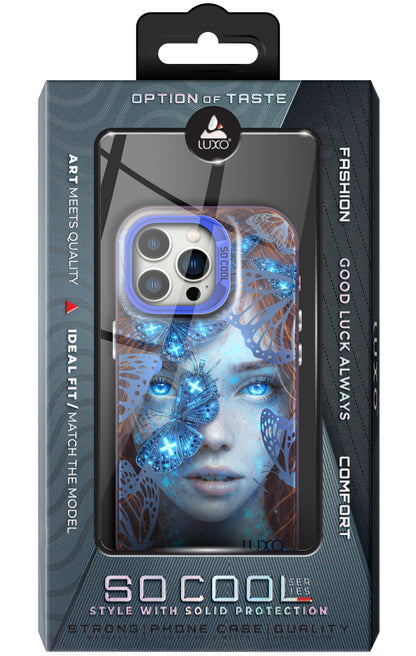 Cover til Apple iPhone 16 Pro Max, LUXO So CooL, ArcadiA Butterfly Girl, Multicolor