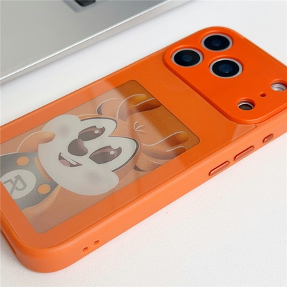 Cover til Apple iPhone 17 Pro, OEM, Tilpasset E-Ink Display, Orange