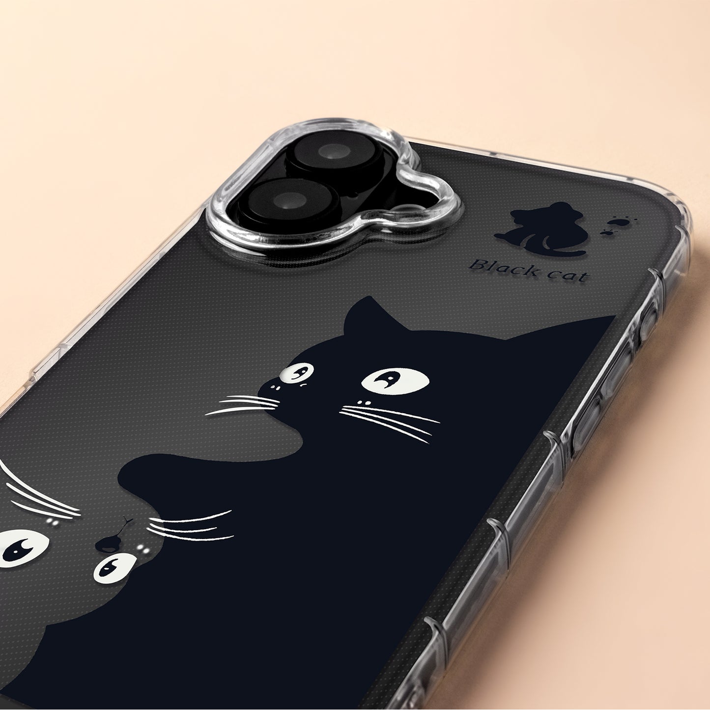 Etui til Apple iPhone 17, OEM, Ultra Trendy Cat, Sort