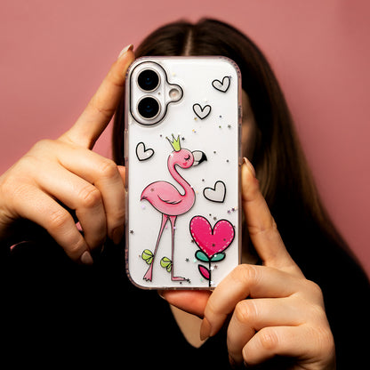 Case for Apple iPhone 16 Pro, OEM, Ultra Trendy Love 2, Multicolor