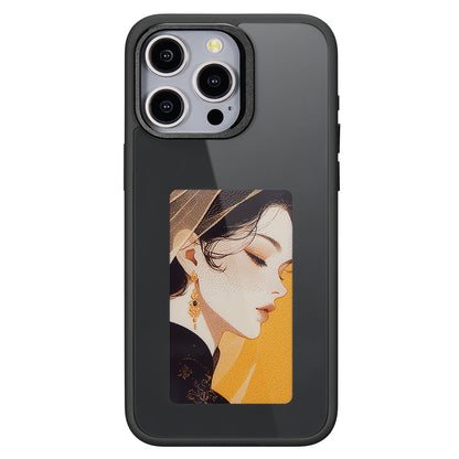 Cover til Apple iPhone 13 Pro Max, OEM, Tilpasset E-Ink Display, Sort