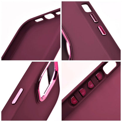 Etui til Apple iPhone 18 Pro / iPhone 17 Pro, OEM, Frame, vinrød