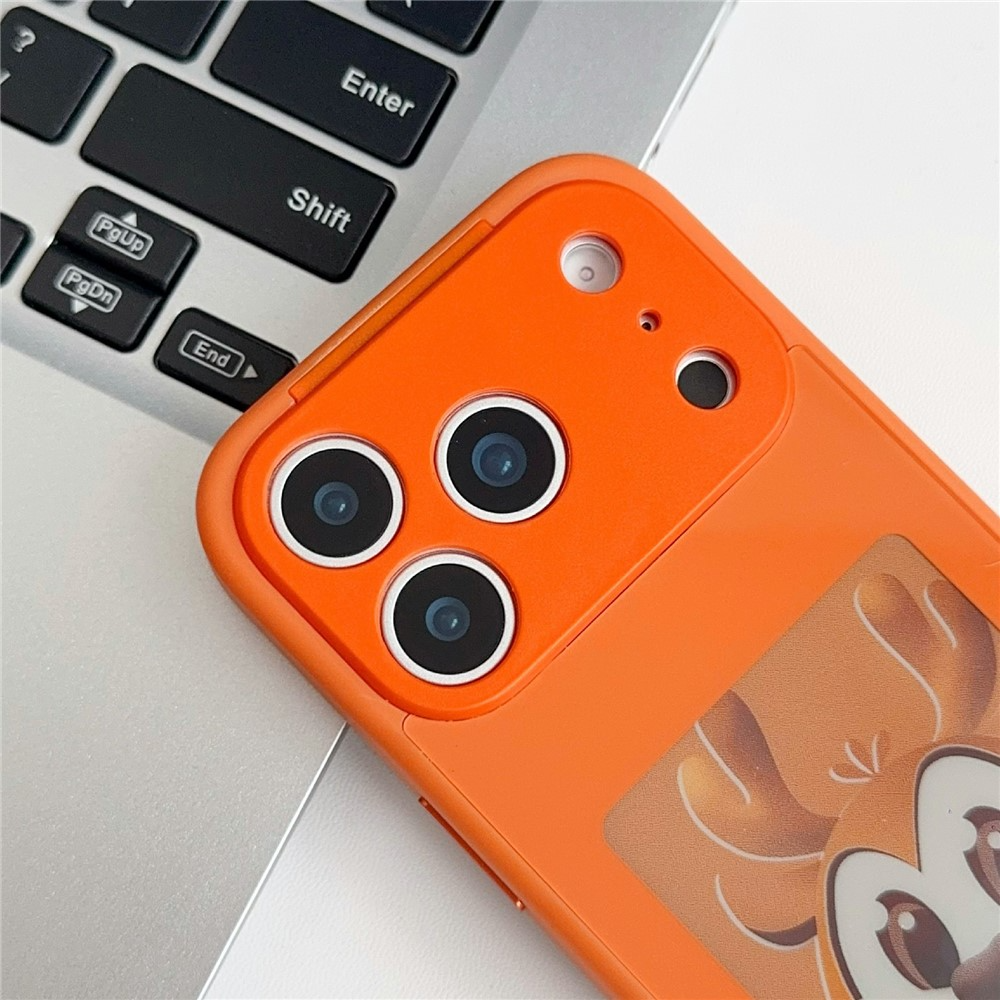 Cover til Apple iPhone 17 Pro Max, OEM, Tilpasset E-Ink Display, Orange