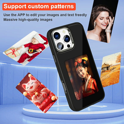 Cover til Apple iPhone 16 Pro Max, OEM, Tilpasset E-Ink Display (4 tommer), Sort