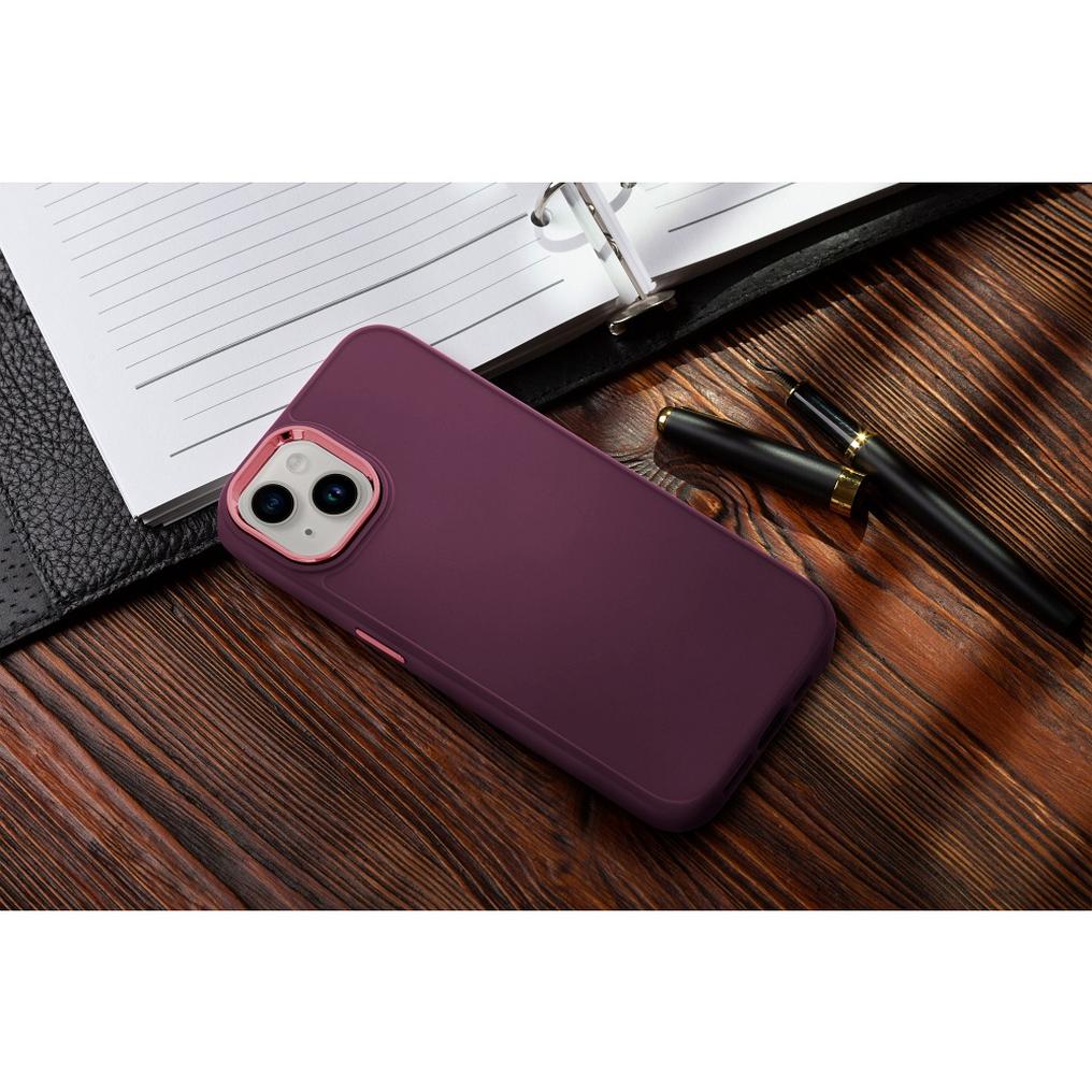 Etui til Apple iPhone 18 Pro / iPhone 17 Pro, OEM, Frame, vinrød